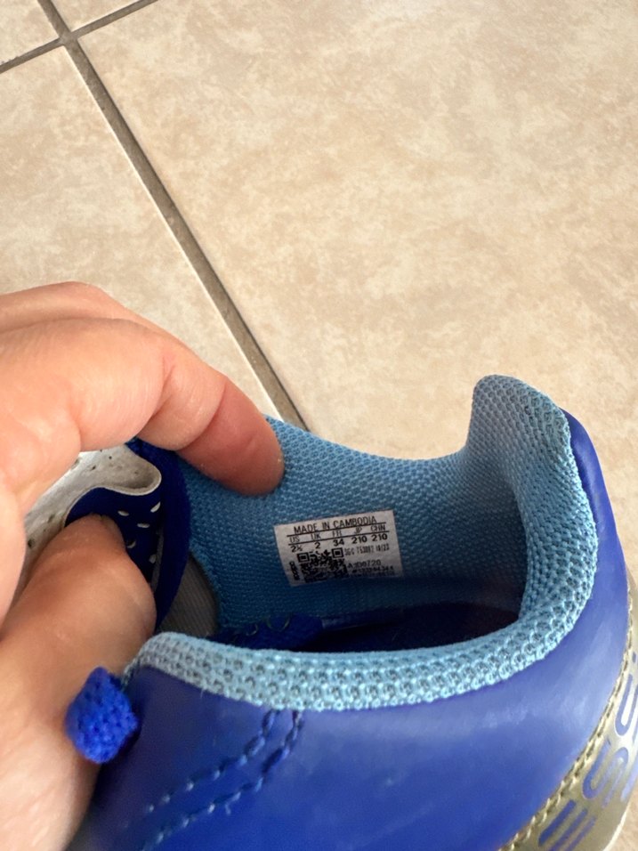 Mavi Erkek Futbol Ayakkabısı Messi Baskılı - Görsel 4