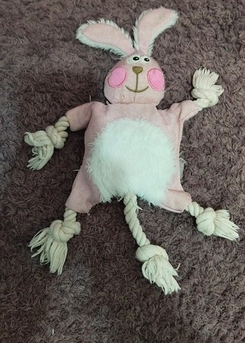 Gri Tavşan Diş Kaşıyıcı ve Renkli Tırtıl Çıngırak - Görsel 2