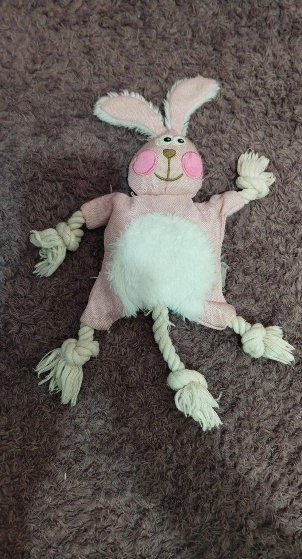 Gri Tavşan Diş Kaşıyıcı ve Renkli Tırtıl Çıngırak - Görsel 2