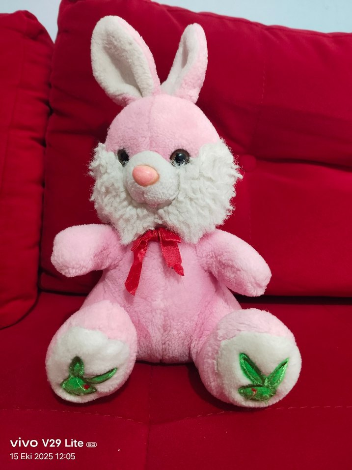 Renkli Peluş Tavşanlar - Görsel 3