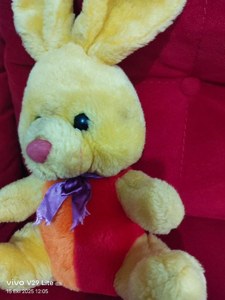 Renkli Peluş Tavşanlar - Görsel 4