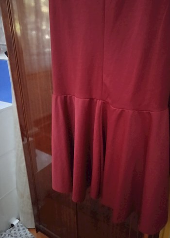 Zara sıfır kol uzun elbise