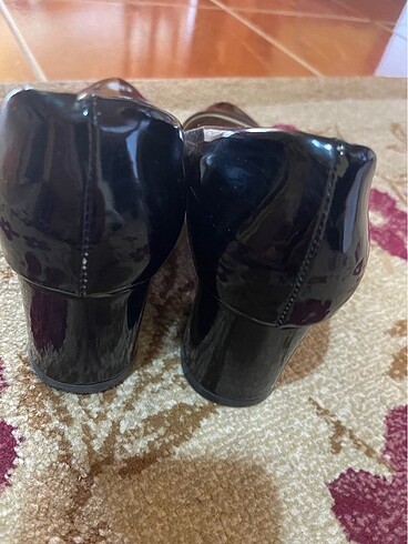40 Beden Kısa topuk stiletto