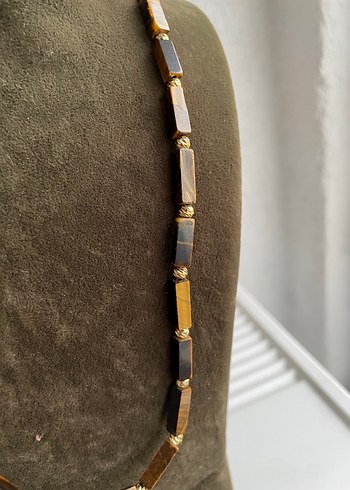 Kaplan gözü Kadın Kolye - Görsel 3