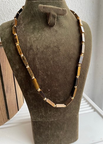 Kaplan gözü Kadın Kolye - Görsel 2