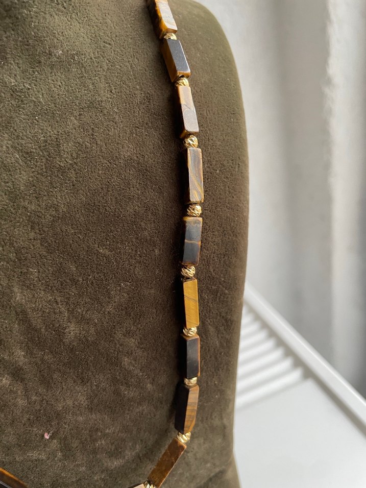 Kaplan gözü Kadın Kolye - Görsel 3