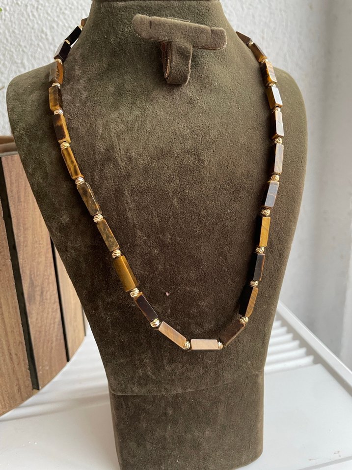 Kaplan gözü Kadın Kolye - Görsel 2