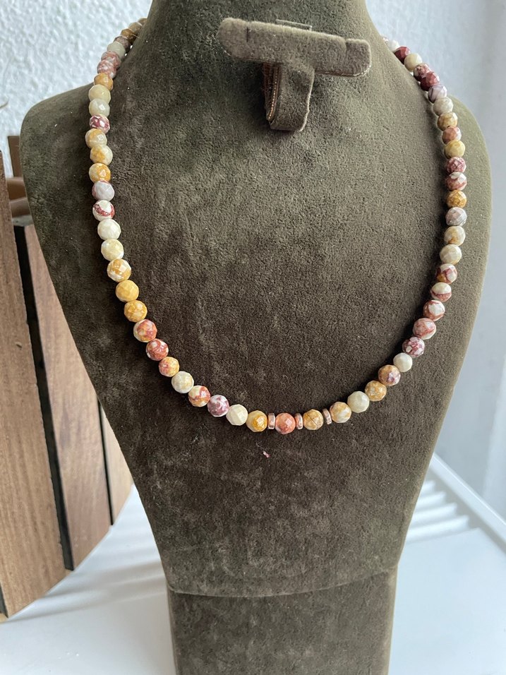 Mokait jasper Kolye - Görsel 2