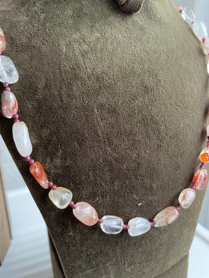 Hematoit kuvars Kolye - Görsel 2