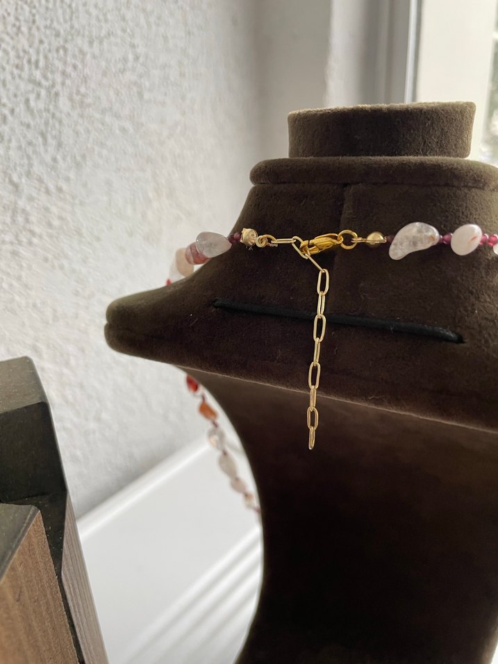 Hematoit kuvars Kolye - Görsel 4