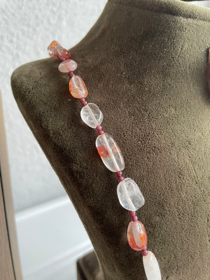 Hematoit kuvars Kolye - Görsel 3