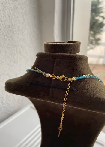 Apatit çelik ikili Kadın Kolye - Görsel 5