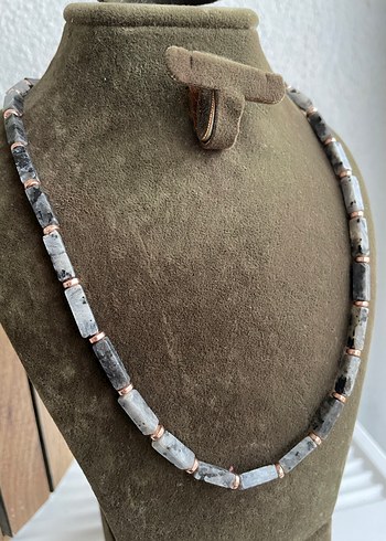 Spektrolit doğaltaş Kolye - Görsel 2