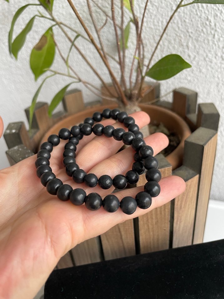 Bileklik şungit radyasyon taşı - Görsel 4