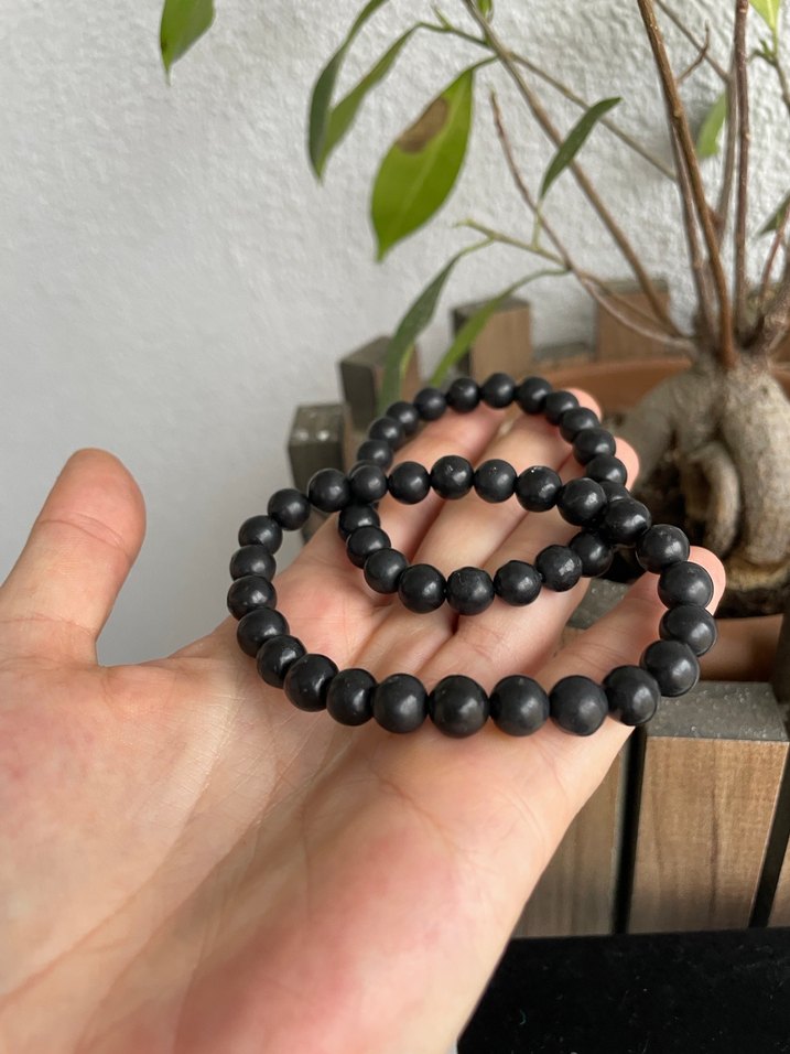 Bileklik şungit radyasyon taşı - Görsel 5