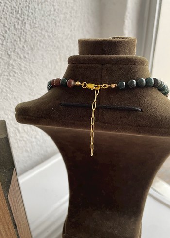 Kan taşı doğaltaş kolye - Görsel 6