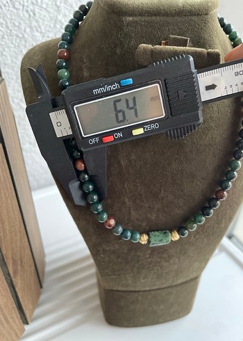 Kan taşı doğaltaş kolye - Görsel 5