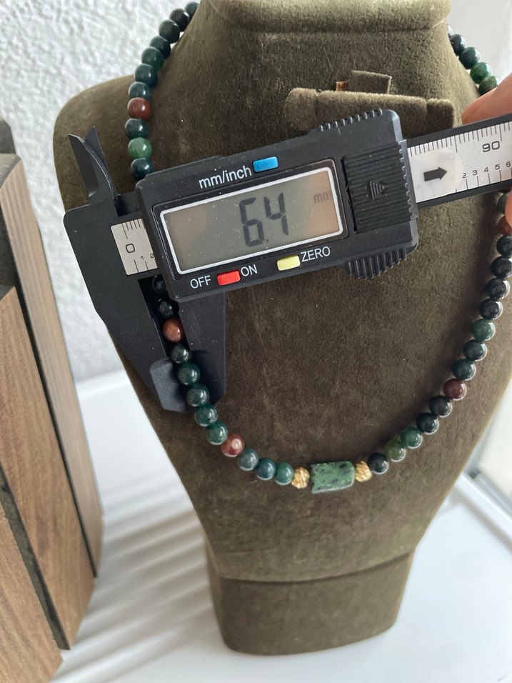 Kan taşı doğaltaş kolye - Görsel 5