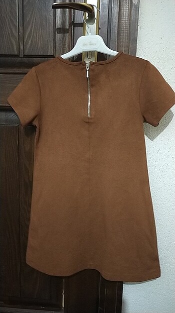5 Yaş Beden camel Renk Çocuk elbise