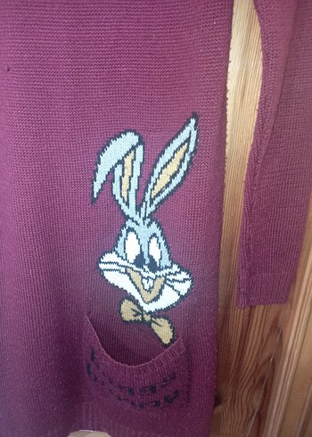 LC Waikiki Bordo Rahat Kesim Triko Hamile Elbisesi