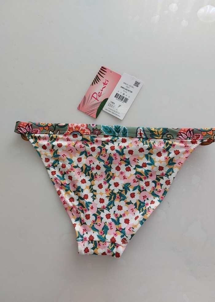 Penti Çiçekli Bikini Altı  - Görsel 4