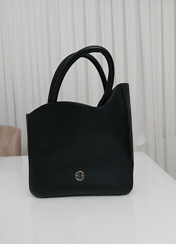 Elle Siyah Omuz Çantası - Görsel 6