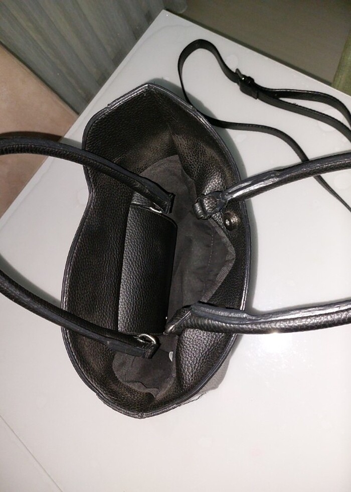 Elle Siyah Omuz Çantası - Görsel 2