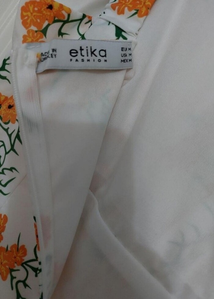 Çiçekli Kadın Elbise - Görsel 5