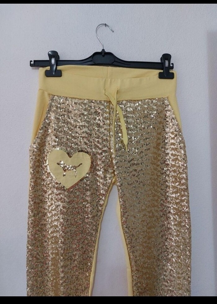 Sarı Payet Eşofman Altı - Görsel 3