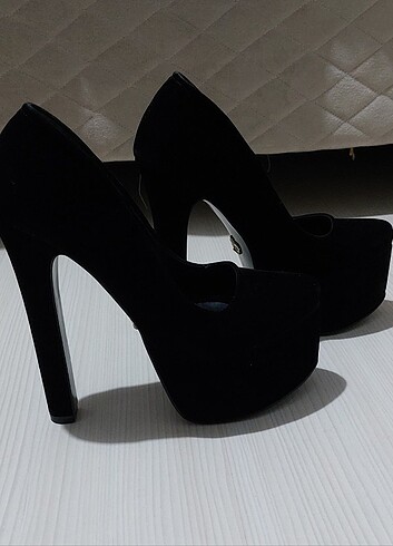 Süet Platform Ayakkabı - Görsel 5