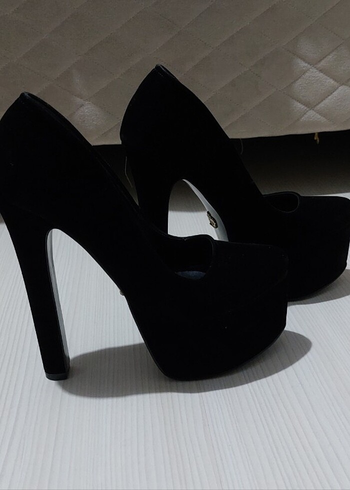 Süet Platform Ayakkabı - Görsel 5