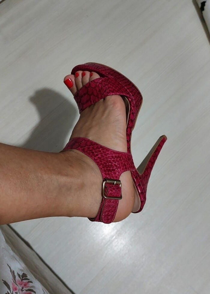 İnci Fuşya Ayakkabı - Görsel 2