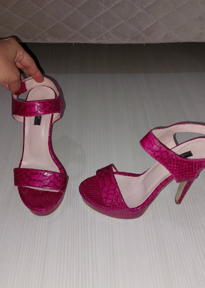 İnci Fuşya Ayakkabı - Görsel 4