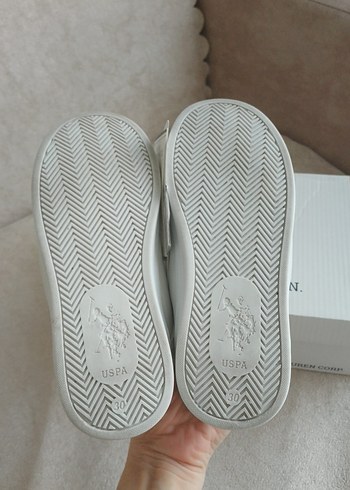 Beyaz Erkek Çocuk U.S. Polo Assn. Spor Ayakkabı - Görsel 7
