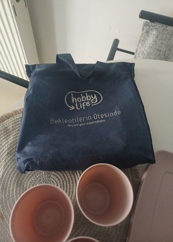 Pembe Bohem Tarzı Yemek Takımı - Görsel 2