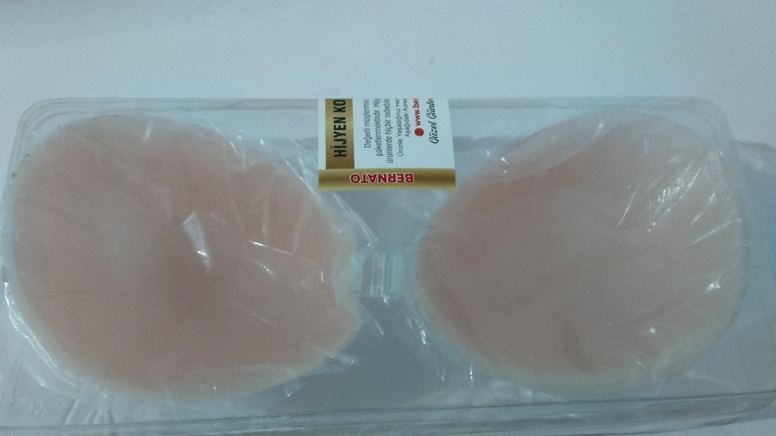 Silikon yapılı kadın ten yapışkan et sütyen - Görsel 3