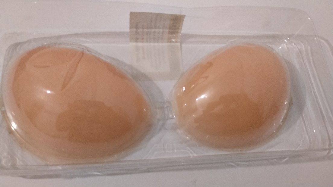 Silikon yapılı kadın ten yapışkan et sütyen - Görsel 2