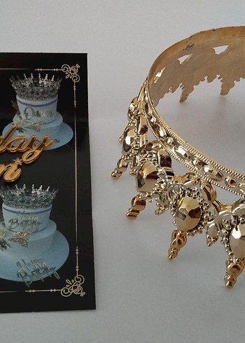 PASTA ÜSTÜ TACI ve
PASTA YAZISI - Görsel 2