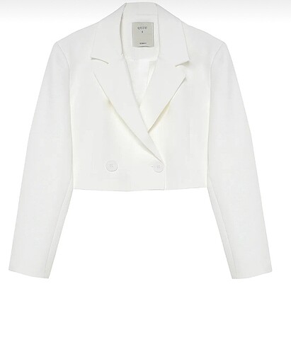 Quzu ekru blazer ceket