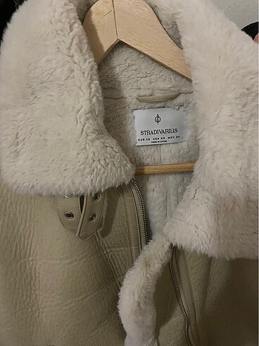 s Beden Stradivarius içi yünlü biker ceket