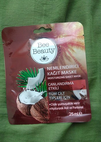 Bee Beauty Beyazlatıcı, Nemlendirici ve Rindirici Kağıt Maskeler - Görsel 4