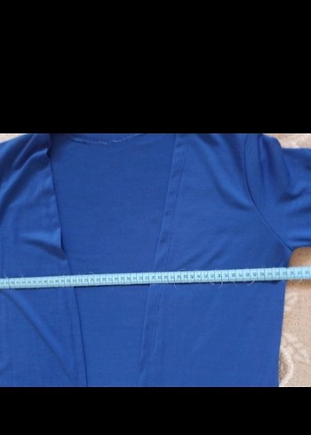 Kadın Uzun Lacivert Salaş Sabahlık tunik - Görsel 7