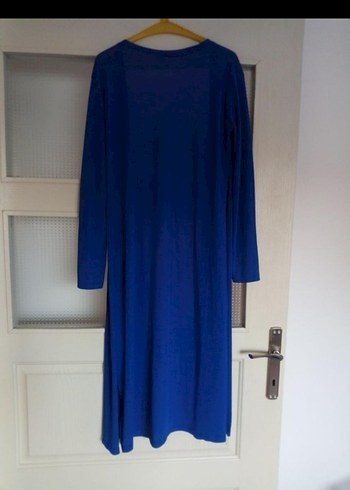 Kadın Uzun Lacivert Salaş Sabahlık tunik - Görsel 2