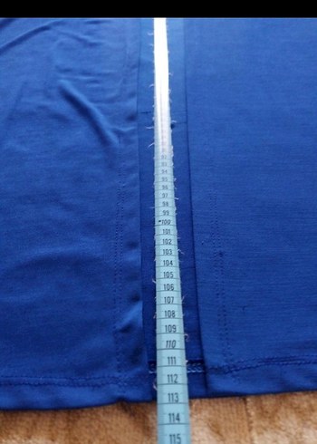 Kadın Uzun Lacivert Salaş Sabahlık tunik - Görsel 6