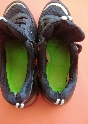 37 Beden siyah Renk Nike Siyah Bağcıklı Kadın Spor Ayakkabı