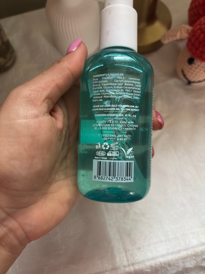 Licare Çay Ağacı Özlü Yüz Temizleme Jeli - Görsel 3