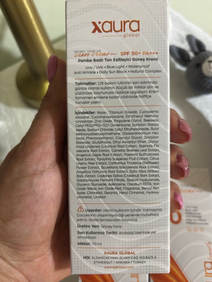 Xaura Secret Tone Güneş Kremi SPF 50 - Görsel 4