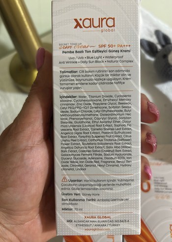 Secret Tone-Up Güneş Kremi SPF 50+ - Görsel 4