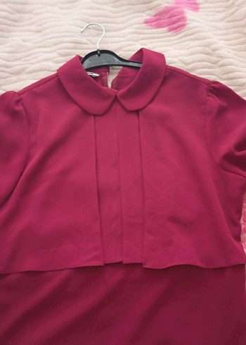 Düğmeli Uzun Kollu Kadın Bluz - Görsel 2