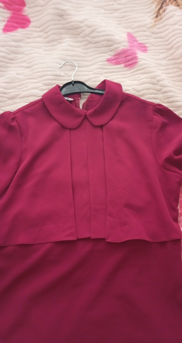 Düğmeli Uzun Kollu Kadın Bluz - Görsel 2